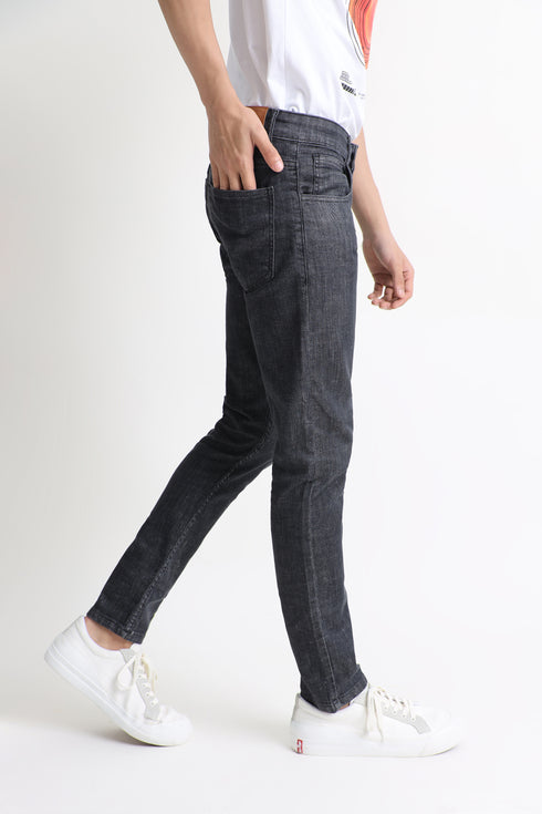 The Forged Iron Rinse Wash Slim fit Jeans